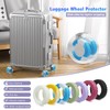UMUST 8Pcs Luggage Wheel Covers,Silicone Suitcase Cover for 2-2.4'' Spinner