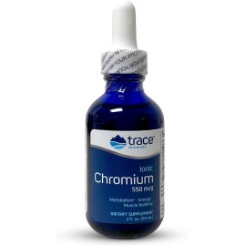 Trace Minerals | Liquid Ionic Chromium | 550 mcg Supports Normal Brain Functi...