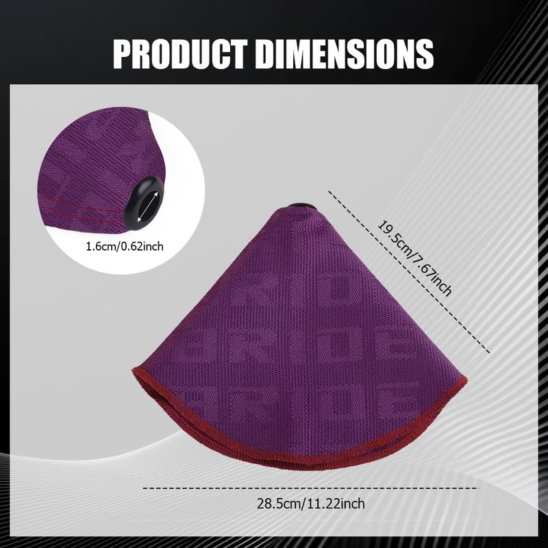 Lyxheth Car Shift Boot Cover, Shift Knob Cover, Waterproof Canvas
