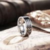 King Will Black Silver Mens 8mm Celtic Knot Stainless Steel