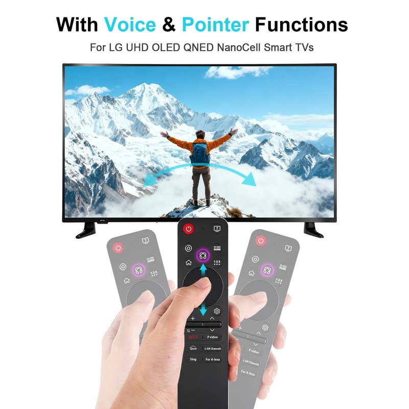 Replacement for LG MR25GA Magic Remote – Universal Voice Remote