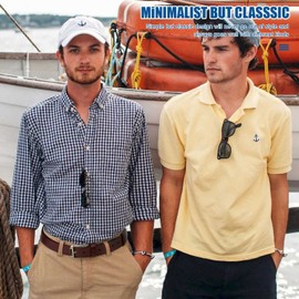 GSG SINCE 1998 Men's Genuine Leather Belt - Classic 38mm Wide Belt for Casual, Dress, Work & Special Occasions - Fits Jeans, Pants & Suits