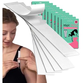 Magic - Techne - 10 Packs (50 Strips) - Hollywood Fashion Tape for Women Double Sided Tape for Clothes to Stay in Place - Clothing Tape to Keep Clothes in Place