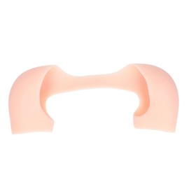 Silicone Shoulder Pad Concealed Soft Elastic Breathable Silicone Anti Slip Shoulder Enhancer for Men Women White Skin Color L