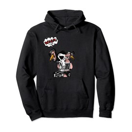 Monkey with Covid Mask and Skeleton Pullover Hoodie