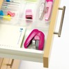 Plus No Needle Stapler Paper Clinch Pink Set of 5