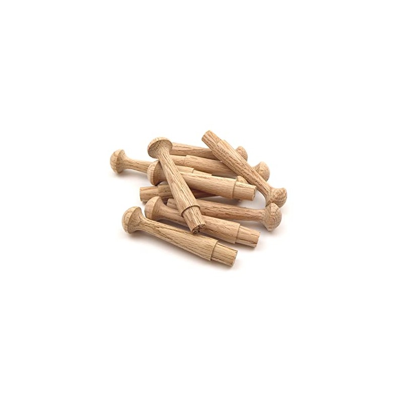 Oakcrafts - Oak Shaker Peg 3.5" - (Pack of 10)
