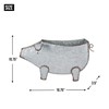 Accent Plus Pig Galvanized Wall Planter, 16.75x3.75x10.75