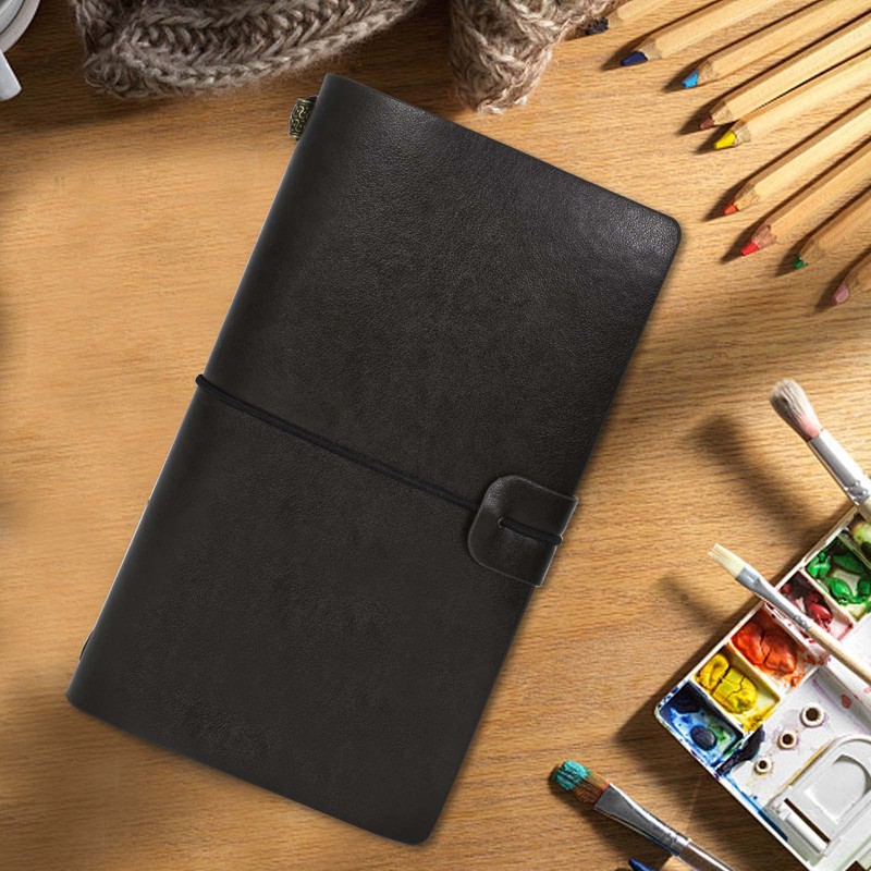 YILANJIN A6 Notebook, 144 Pages (72 Sheets) Hardback Notebook, Memo