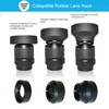 52 mm Lens Hood Set, Foldable Rubber Lens Hood with