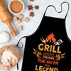 BBQ Gifts for Men, Funny Chef Apron for Men, Grill