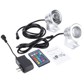 RGB Underwater Light Fountain Lamp for Outdoor Decoration 90‑265V (US Plug 100‑240V)