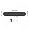 sourcing map Finger Flush Pull Handle 180x40x5.7mm Oval for Drawer