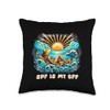 SPF is My BFF; Sunscreen, Tanning, Summer Sun Throw Pillow