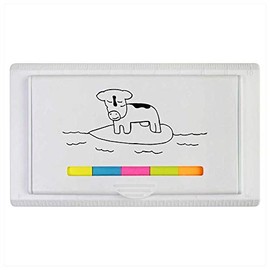 'Cow On Surfboard' Sticky Note Ruler Pad (ST00014998)