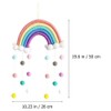 Baby Mobile Baby Bed Wind Chimes Hanging Clouds Raindrops Rainbow