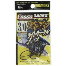 ささめ針(SASAME) 匠技アキアジ・ライトサークルムツTC N-214 3/0