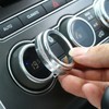 4Pcs A/C Knob Ring Trim Volume Adjuster Decor Fit for