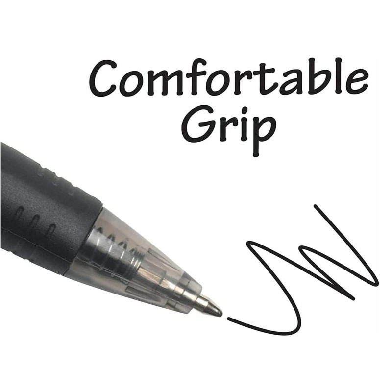 BIC BU3 Comfort Grip - Retractable Ball Pens - 10