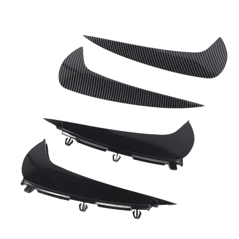 1 Pair Rear Bumper Spoiler Air Vent Cover Left Right