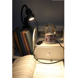 KING SHA Clip on LED Light Picture Lamp Fixture Flexible Pipe with Button Plug-in 5W Warm White CRI90