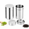2 Pack Matcha Powder Storage Canisters, 304 Stainless Steel Tea