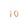 OST minimal simple silver earrings OTE117B09N plating color / OST