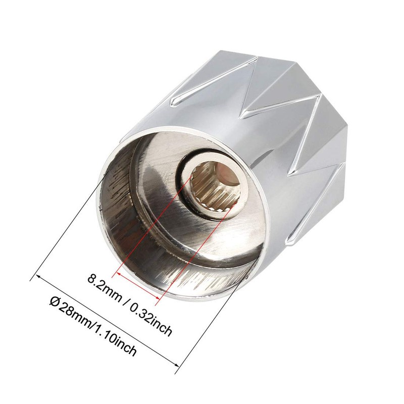 sourcing map Faucet Knob Handle 30mm Dia ABS Universal Replacement