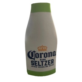 Corona Beer/Water Bottle Koozie Neoprene Insulator Covers | White Chartreuse NEW