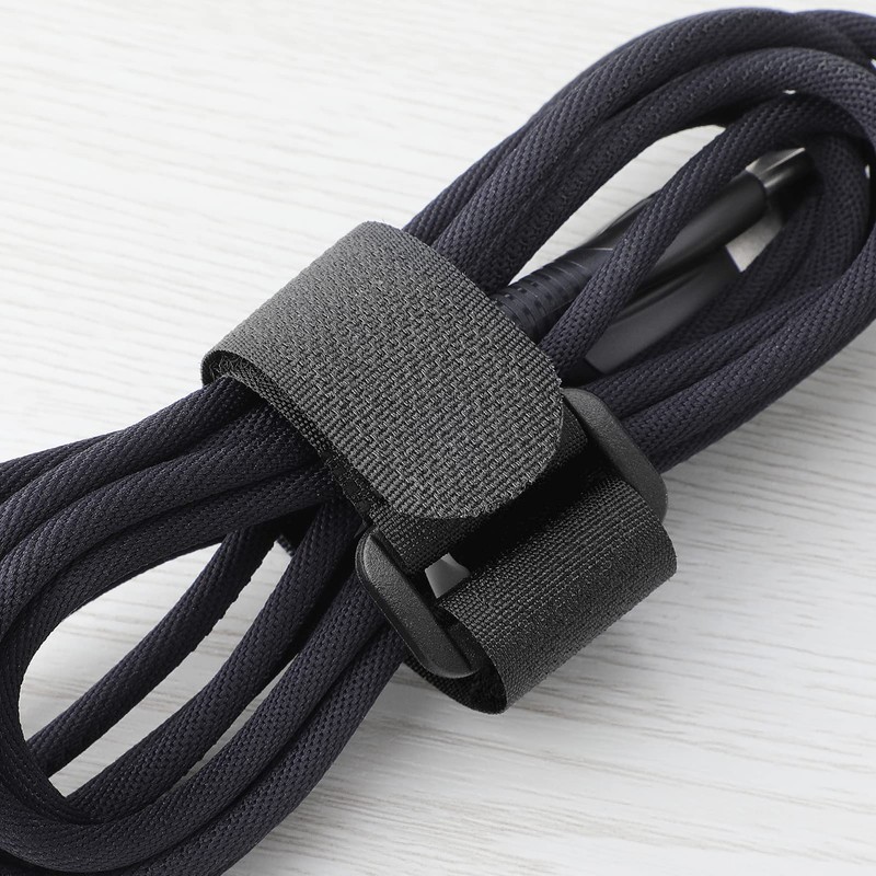 Pasow Adjustable Cable Ties Organizer Fastener with Plastic buckle (12Inch