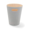 Umbra Woodrow 2 Gallon Modern Wooden Trash Can, Wastebasket, Garbage