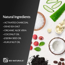 M3 Naturals  M3 Naturals Exfoliante Corporal De Carbón 340g