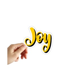 Joy Sticker Laptop Water Bottle Phone Window Notebook Stickers Joyful Happiness Sunshine Stickers