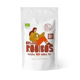DIET-FOOD - Rooibos Teeblätter - Bio Kräutertee - Alternative zu traditionellem Tee - 100% natürlich, ohne Zusätze - Angenehmer, Erfrischender Geschmack - 100 g - Blätter