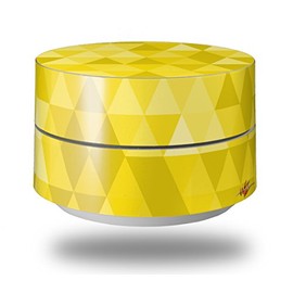 Skin Decal Wrap for Google WiFi Original Triangle Mosaic Yellow (Google WiFi NOT Included) by WraptorSkinz