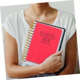 Operitacx 2023 Planbuch Budget 2023 Planer Buch Schulbüro Akademischer Planer Tagesplaner Büromaterialliste Semesterplan Buchplaner Bücher Kalender Tagesplan Notizbuch Papier Rot