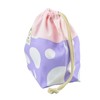 HOPPE M Drawstring Lavender Dot, Made in Japan, Handmade for