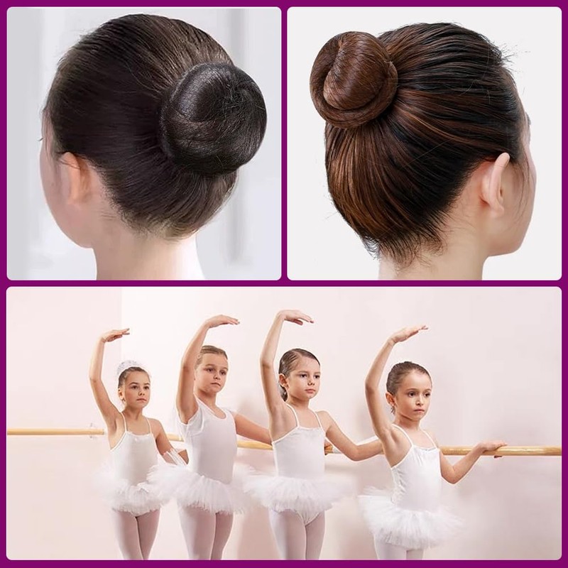 Ballet Bun Hair Nets 85Pcs 20 Invisible Elastic Edge Mesh