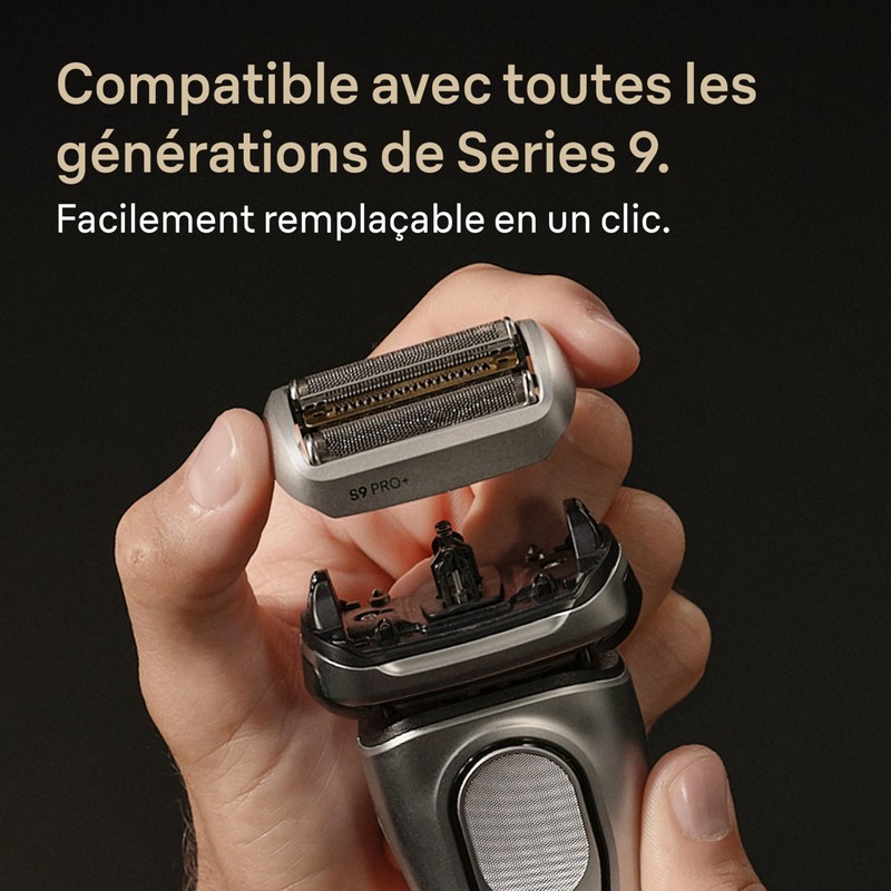 Series 9 Men's Electric Shaver Head ORIGINAL Replacement Blade, Silver