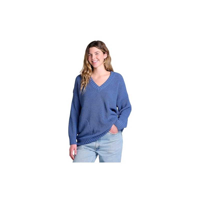 Toad&Co Womens Butte Oversized Sweater Kyanite Medium