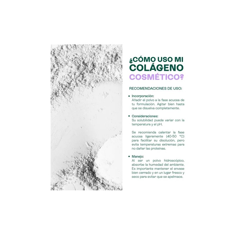 Biopeptido Colageno Cosmetico Puro Uso Facial Y Capilar 50g