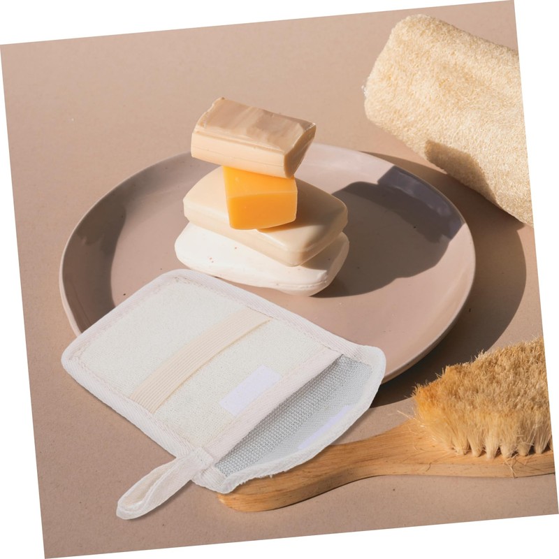 WOONEKY Multi-purpose Soap Net Pouches 3 Pack Bathing Soap Bags