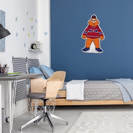 Rico Industries NHL Montreal Canadiens Mascot Shape Cut Pennant - Home and Living Room Décor - Soft Felt EZ to Hang