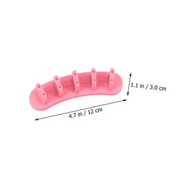 WOONEKY Nail Art Tool 9pcs Plastic Nail Art Display Stands Shelf Easy to Assemble