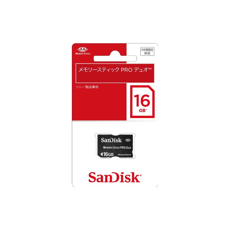 SanDisk MemoryStick Pro Duo 16GB SDMSPD-016G-J95