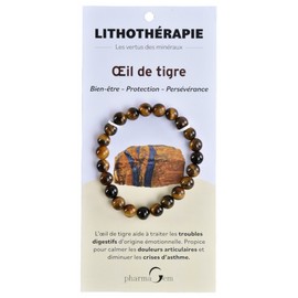 PharmaGem Lithotherapy Tiger Eye Wristband 8 mm