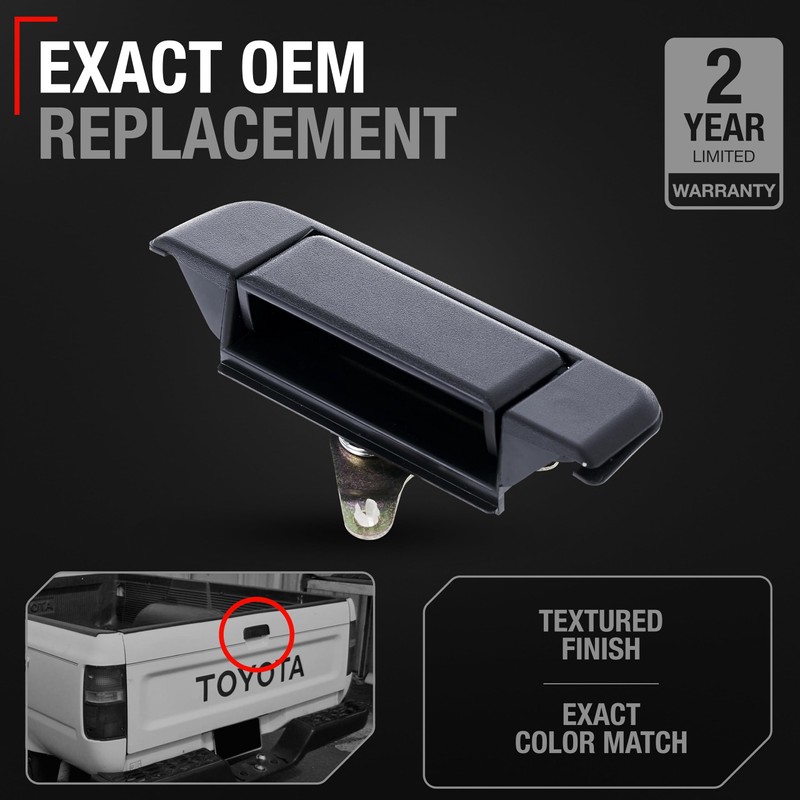 Tailgate Handle Replacement - Compatible with 1989-1995 Toyota 4Runner, 1989-1995