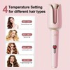 Rotating Curling Iron, 1.26 Inch Automatic Curling Wand with 4