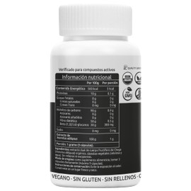 Griibok | Hongo Chaga | 90 cápusulas de 330 mg c/u | Orgánico Vegano Sin Gluten