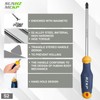 SUNHZMCKP Magnetic Screwdriver Set 66-Piece, S2- Alloy Tool Steel, Includes
